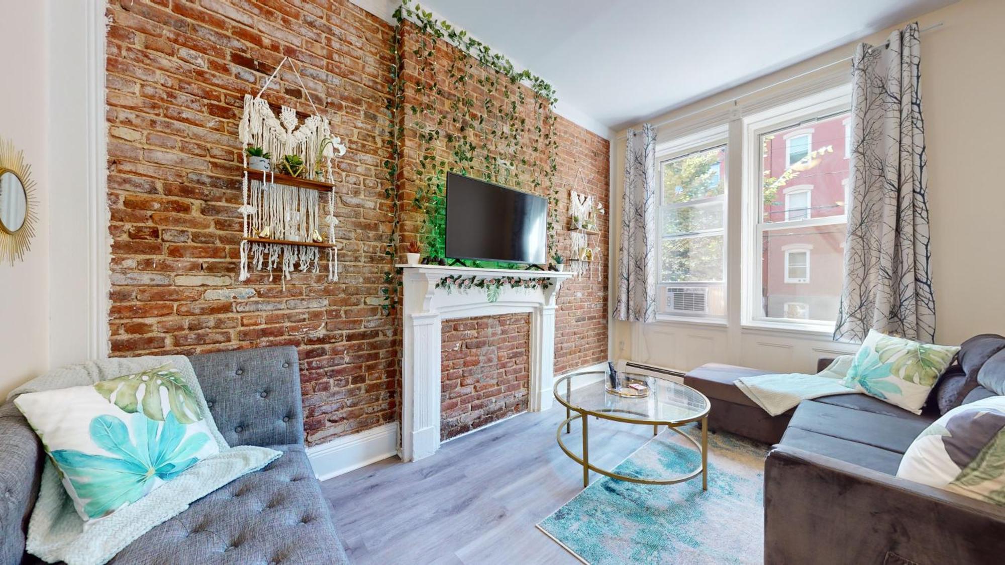 Minutes To Nyc Sleeps 5 Leilighet Hoboken Eksteriør bilde