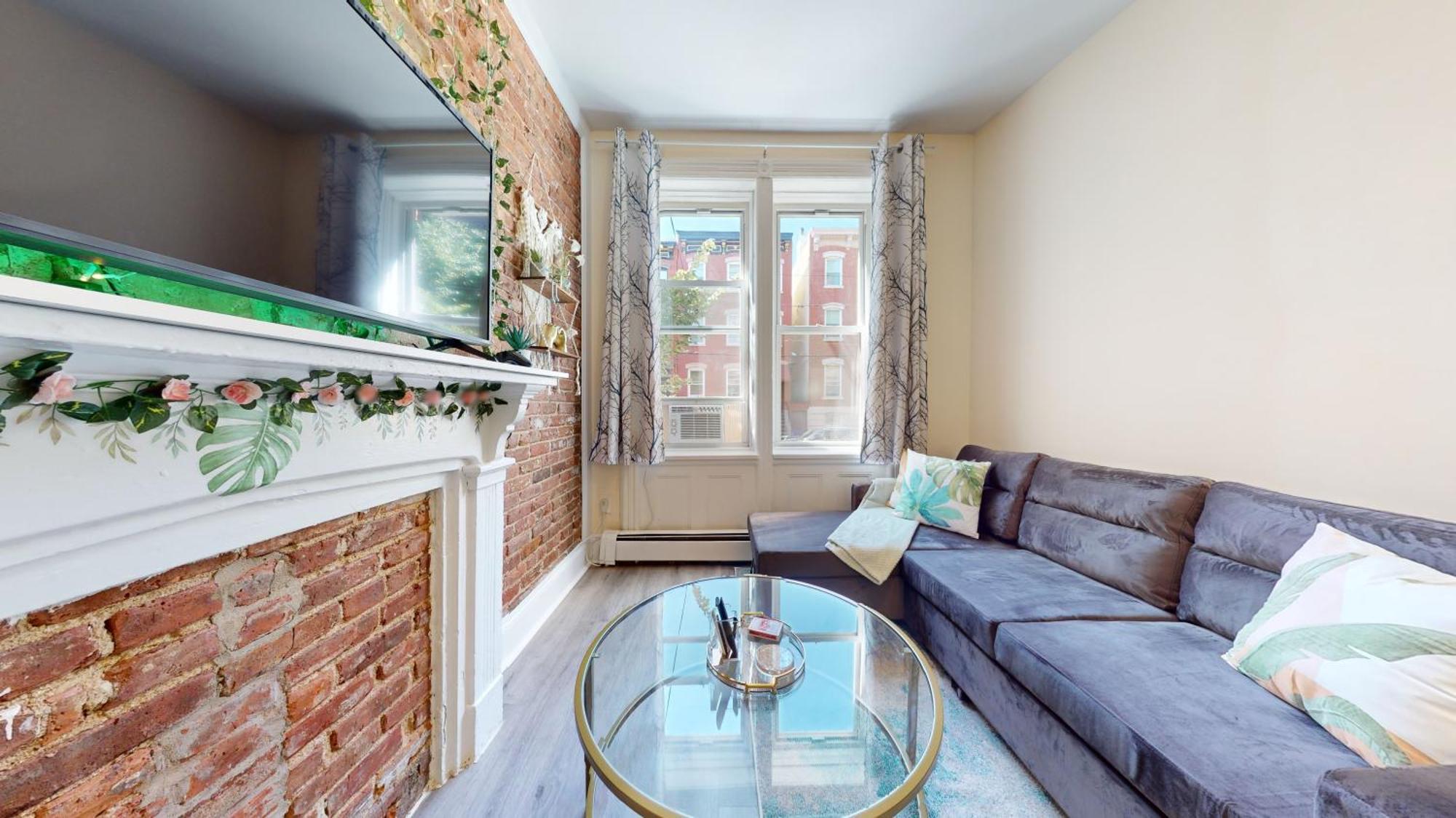 Minutes To Nyc Sleeps 5 Leilighet Hoboken Eksteriør bilde