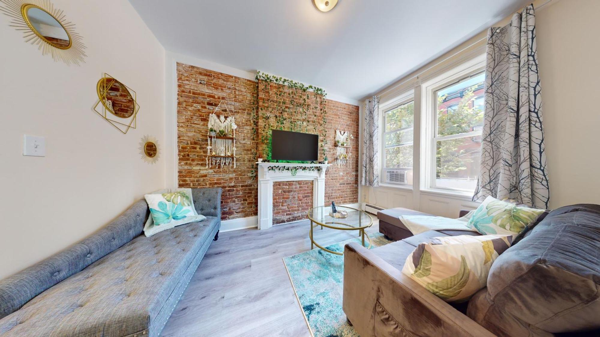 Minutes To Nyc Sleeps 5 Leilighet Hoboken Eksteriør bilde