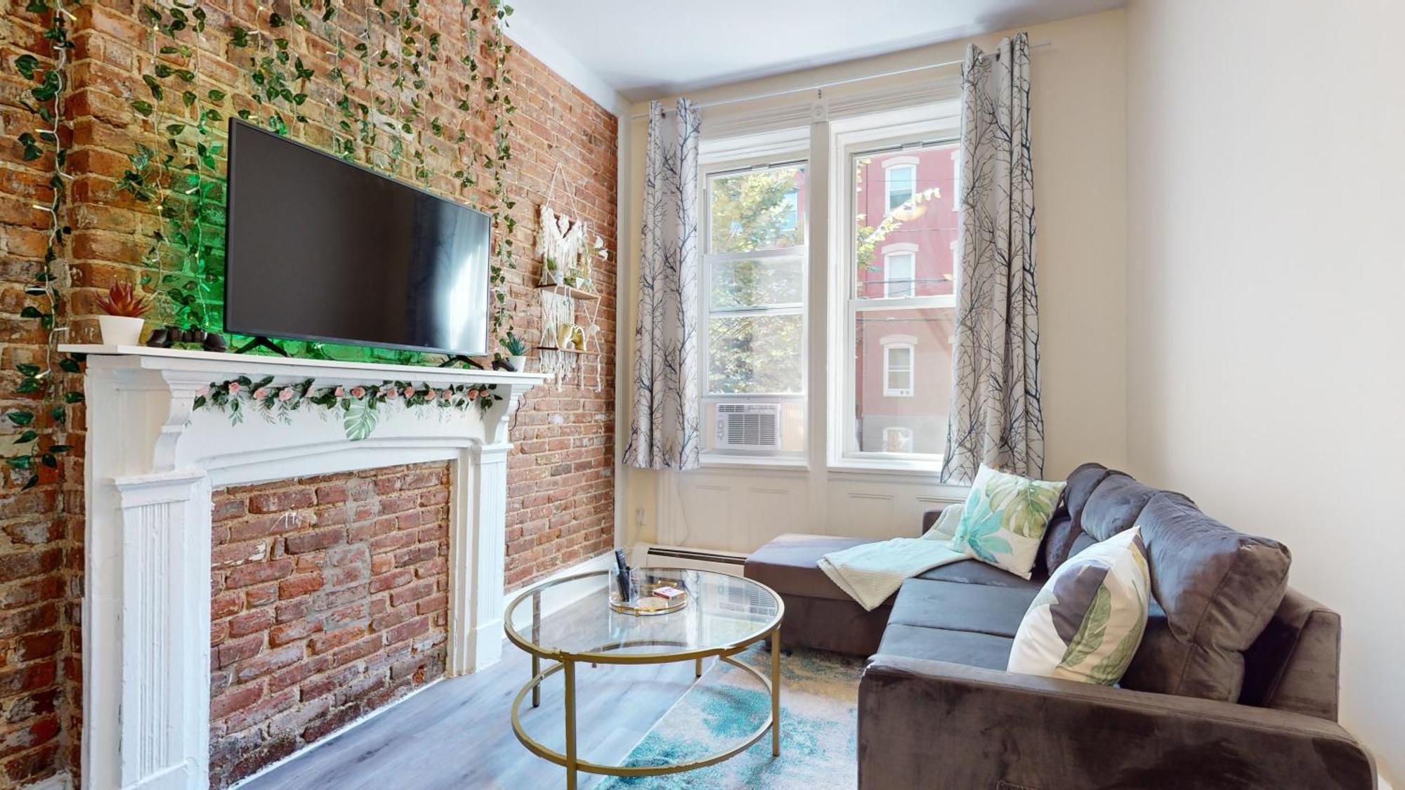 Minutes To Nyc Sleeps 5 Leilighet Hoboken Eksteriør bilde