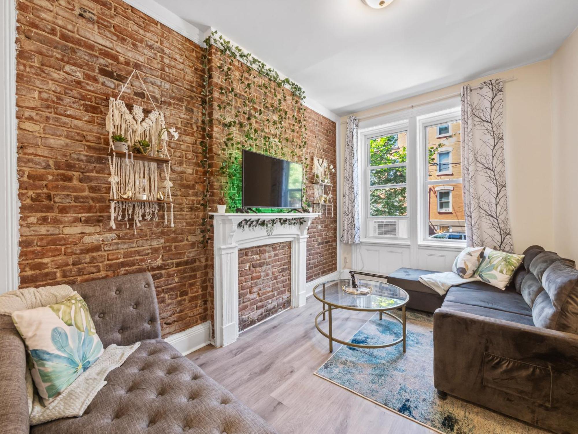 Minutes To Nyc Sleeps 5 Leilighet Hoboken Eksteriør bilde