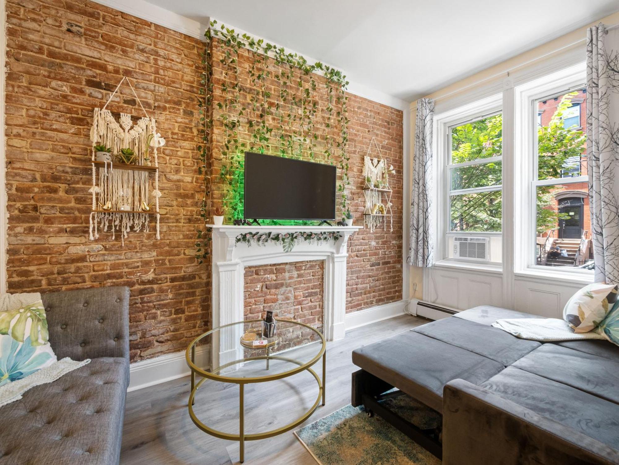 Minutes To Nyc Sleeps 5 Leilighet Hoboken Eksteriør bilde