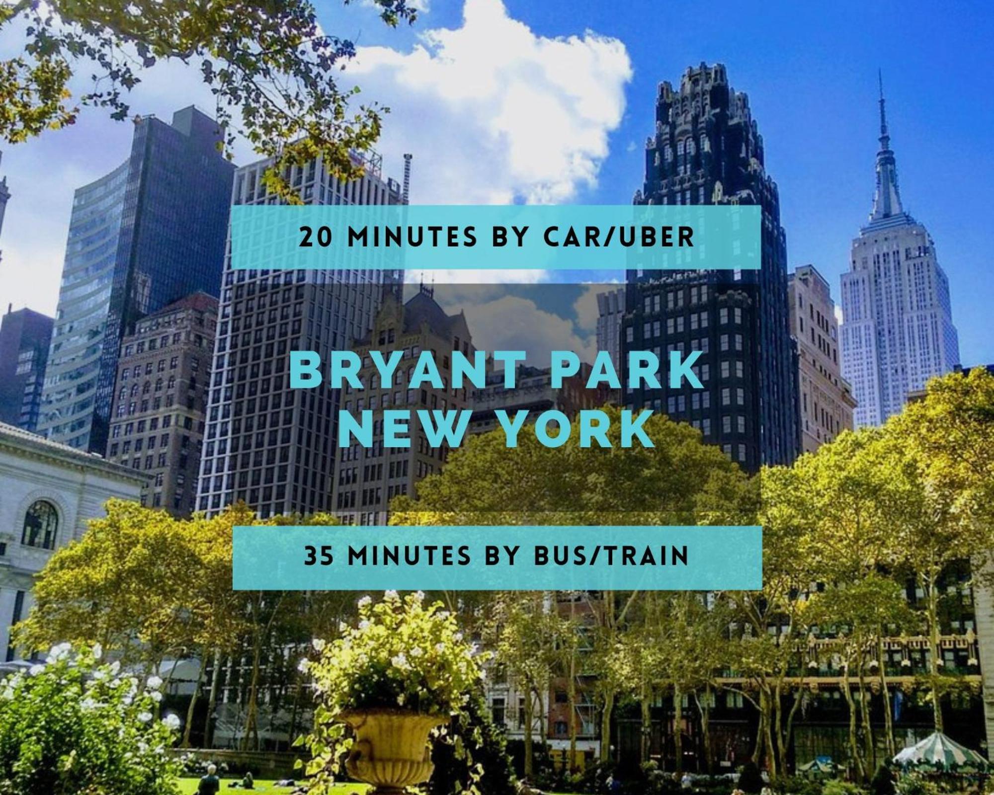 Minutes To Nyc Sleeps 5 Leilighet Hoboken Eksteriør bilde