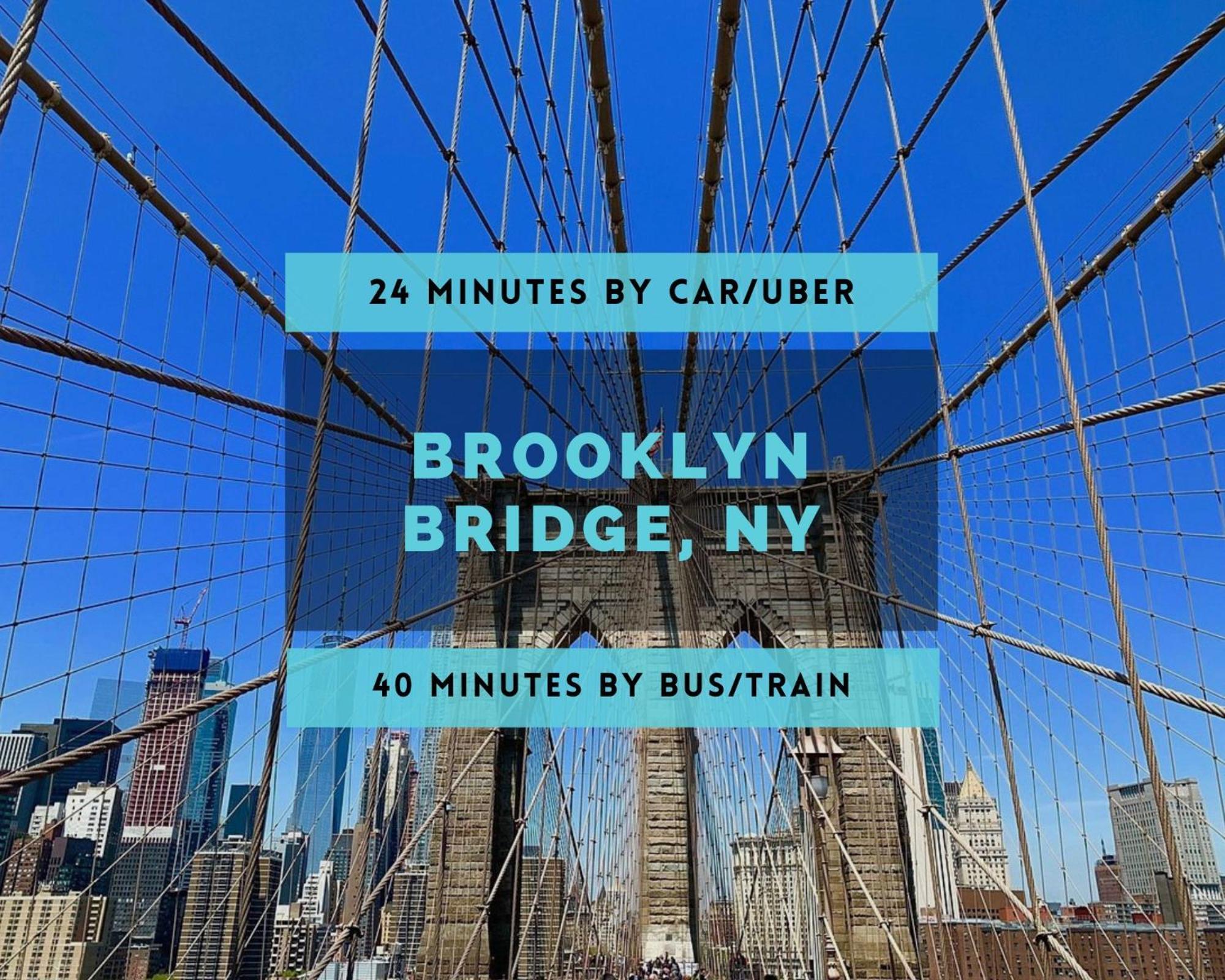 Minutes To Nyc Sleeps 5 Leilighet Hoboken Eksteriør bilde